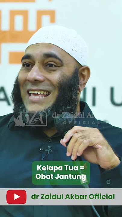 Old Coconut = Heart Medicine - Dr. Zaidul Akbar Official