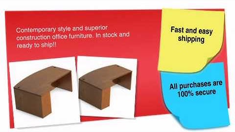 Offices To Go Ventnor Bow Front with Corner Extension - Left - BF7248BCL - ofconcepts.com