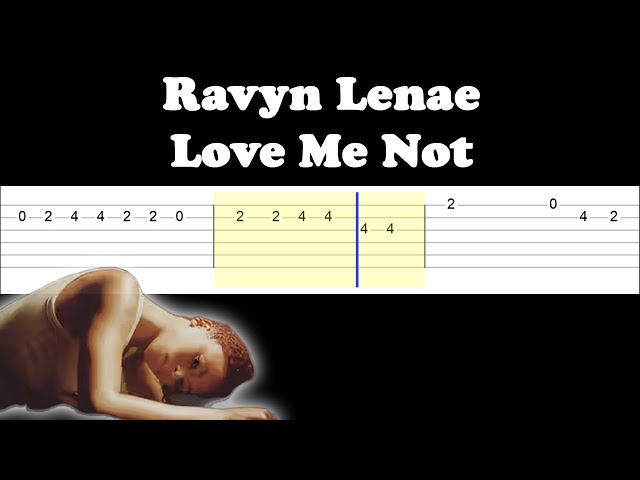 Ravyn Lenae - Love Me Not (Easy Guitar Tabs Tutorial)