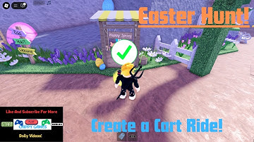 [EGG HUNT] Create a Cart Ride! How to Find the Egg in The Biomes!, Roblox