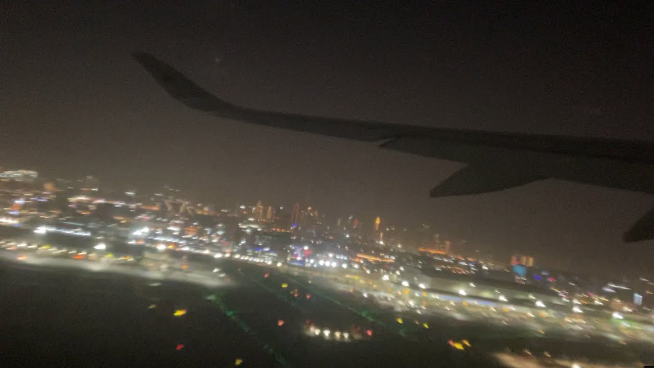 Takeoff from Dubai(BURJ KHALIFA VIEW)