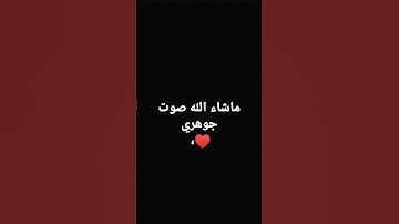 تلاوة القارئ صهيب غالمي