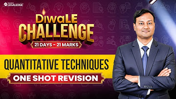 CLAT 2026 DiwaLE Challenge: QUANTITATIVE TECHNIQUES One-Shot Revision