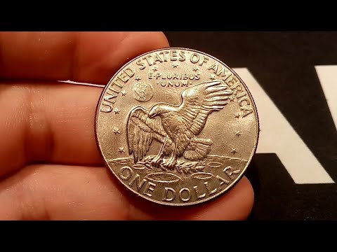 USA 1974 EISENHOWER ONE DOLLAR Coin VALUE + REVIEW Apollo 11 Mission