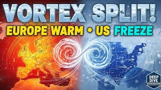 Polar Vortex Split EXPOSED: Why Europe’s Toasty While the US Freezes! (December 2025 Deep Dive)