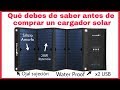 QUÉ DEBES DE SABER ANTES DE COMPRAR UN CARGADOR SOLAR (BLITZ WOLF 28W)
