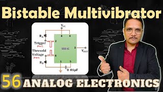 Bistable Multivibrator using 555 timer IC