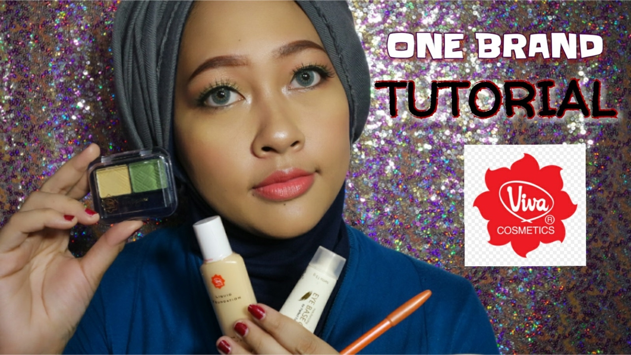 Viva Cosmetics One Brand Makeup Tutorial 9 Not 100K Makeup Challenge Firda Velayati