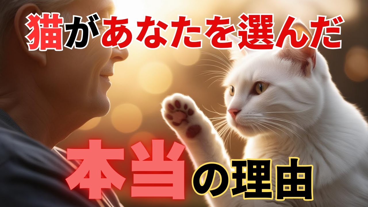 【感動の瞬間😿】猫があなたを選ぶ理由とは？