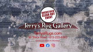 Terry's Rugs Overstock Clear-Out Event - Crazy Sale!