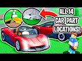 All 14 car factory parts location in car dealership tycoon porsche mission x