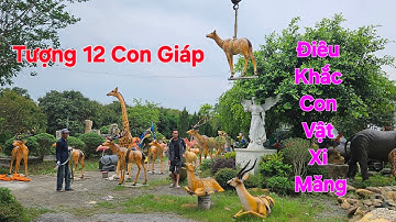 Đắp Tượng  Con Vật Xi Măng / Thú Chơi Non Bộ