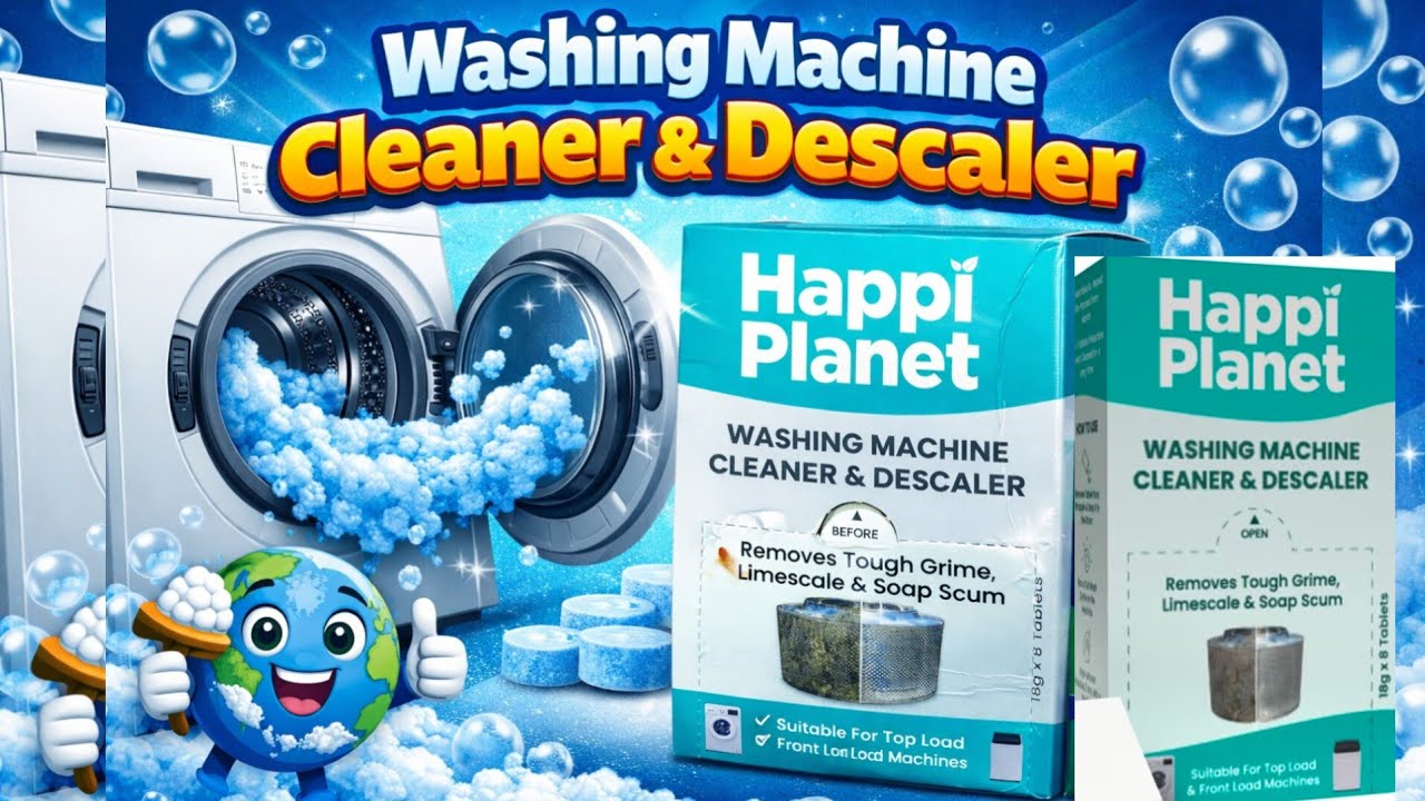 Happi Planet washing Machine cleaner/fully automatic & semi automatic washing machine @Gunjankareer 