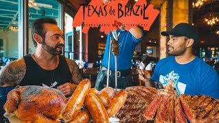 All You Can Eat BRAZILIAN STEAK HOUSE With CorbucciEats