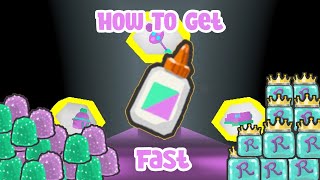How To Get Glue Fast!! (BEST FARMING METHOD) in ROBLOX Bee Swarm Simulator (Tips and Tricks)