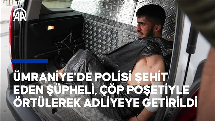 Ümraniye'de polisi şehit eden şüpheli adliyeye sevk edildi