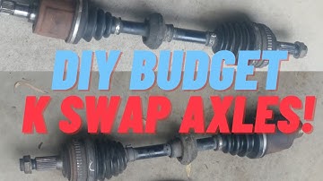 CHEAPEST way to make K Swap CV Axles for EG Civic and DC2 Integra