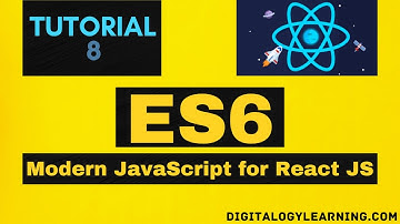ES6 | Modern JavaScript for React JS | Tutorial-8  ES6   Array Functions map