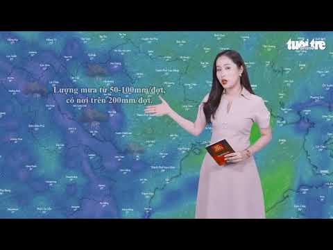 Video Cảnh báo mưa lớn cục bộ, lốc, sét, mưa đá, gió giật... - youtube