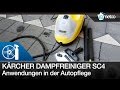 Kärcher Dampfreiniger SC 4 Autoreinigung – Innenraumreinigung – Motorraumreinigung - Lederreinigung