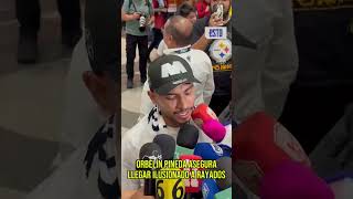 Orbelín Pineda arribó a Monterrey para reportar con Rayados, después de sus vacaciones en Querétaro