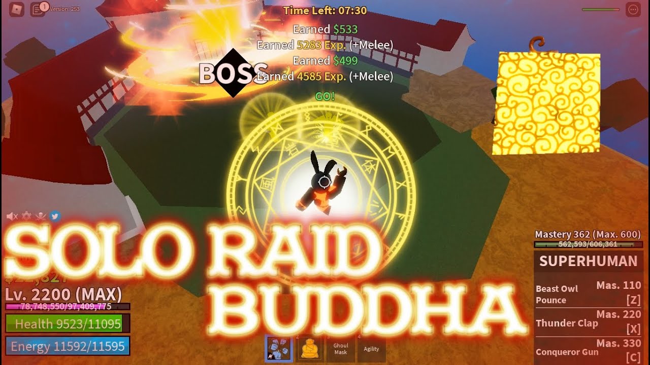 My first solo buddha raid! : r/bloxfruits