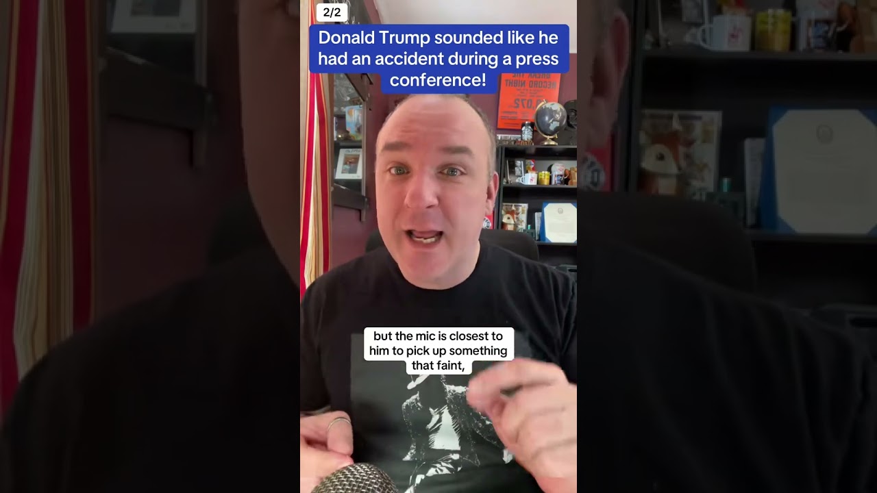 Звучало как испражнение от Дональда Трампа! 