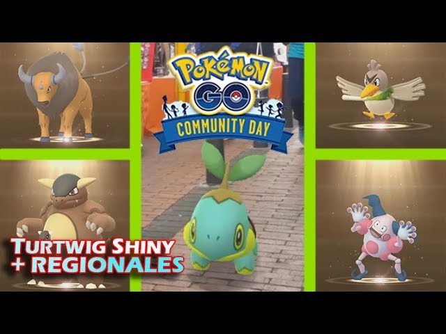 +10 SHINY TURTWIG POKEMON GO COMMUNITY DAY SEPTIEMBRE OBTENIENDO REGIONALES DE KANTO DRACULVLAD