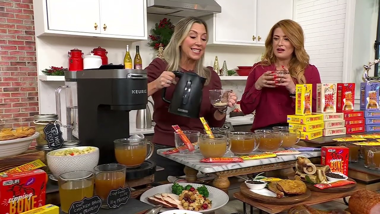 LonoLife 16-ct Single Serve Protein-Packed Bone Broth on QVC