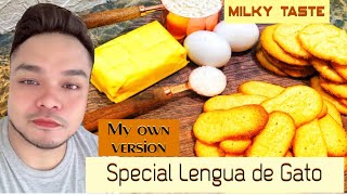 Lengua de gato | How to make Lengua de gato| Filipino Cookies