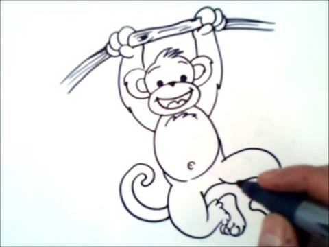 COMO DESENHAR UM MACACO A PARTIR DO NÚMERO 3!!!🐒#desenho #VIRAL #vira