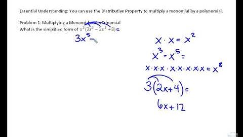 8 2 Multiplying and Factoring Polynomials day 1 Video