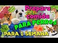 Prepara comida para el PERRO para 1 SEMANA, Meal Prep, Coton de Tulear I Lorentix