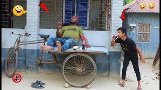 Eating To Boss Drinking Coca Cola Prank !! Funny Joke Video For Laughing 2024