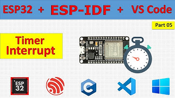 05 ESP32 Timer Interrupt with Counter using ESPIDF and Embedded C