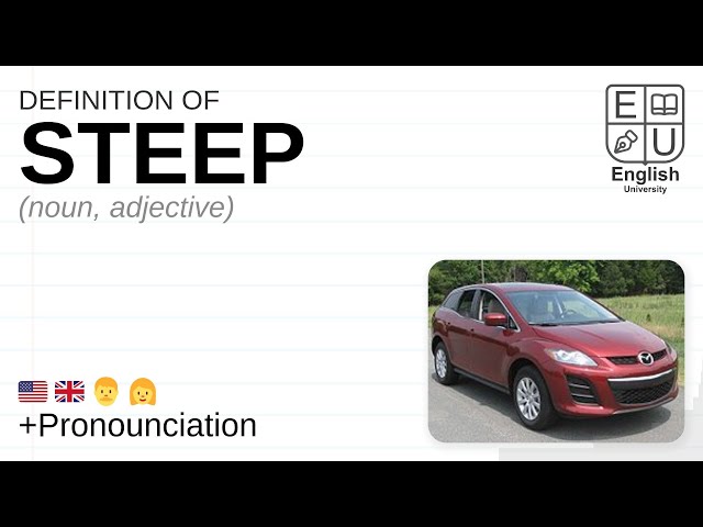 STEEP definition and meaning