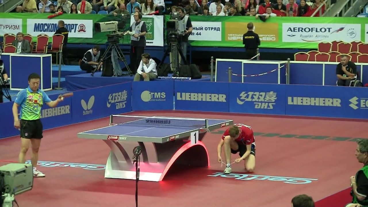 Table Tennis WTTC 2010 Moscow Ma Lin China Russia YouTube