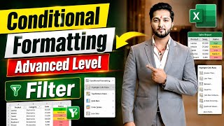 Conditional Formatting | Advance Level Filter | Ms Excel | Vineet Kumar
