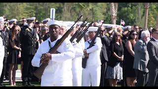 Funeral for US Navy LT Caleb King