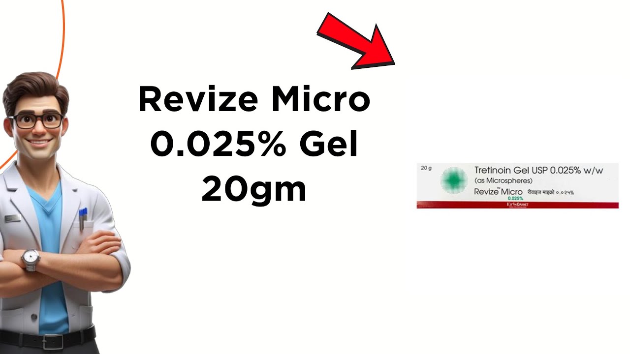 Revize Micro 0.025% Gel - Uses, Side Effects & Dosage - YouTube