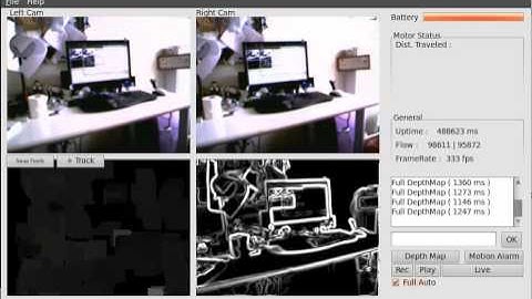 Depth Mapping stereo video input room test