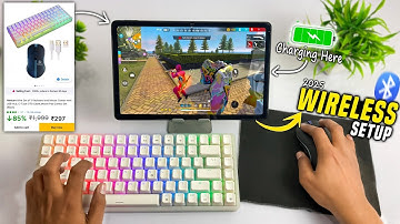 2025 Wireless Setup - No OTG, No USB Hub Mobile me wireless keyboard mouse se free fire kaise khelen