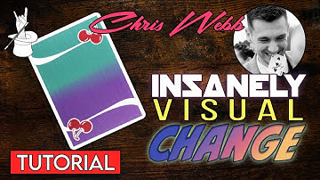 IMPOSSIBLE VISUAL COLOR CHANGE | Saturday Sorcery Chris Webb TUTORIAL