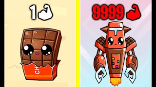 MOST INCREDIBLE CHOCOLATE MONSTER EVOLUTION in Chocolate Evolution! (9999+ Level Chocolate!) screenshot 3