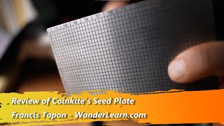 Review: Coinkite's SEEDPLATE  A Metal Plate to Preserve Your Bitcoin/Crypto Seed Phrase  24 words