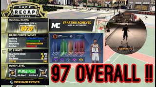 2-WAY 3-LEVEL FACILITATOR HITS 97 OVERALL NBA 2K20!! SPEED BOOSTING DEMIGOD POINT GUARD BUILD 2K20!