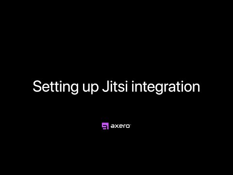 Setting up Jitsi integration — Axero Solutions Intranet