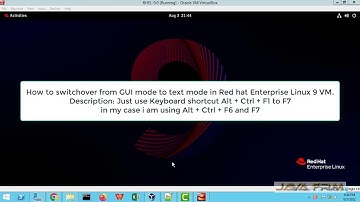 How to switch between the GUI and Text mode (Command Line mode) on RHEL 9