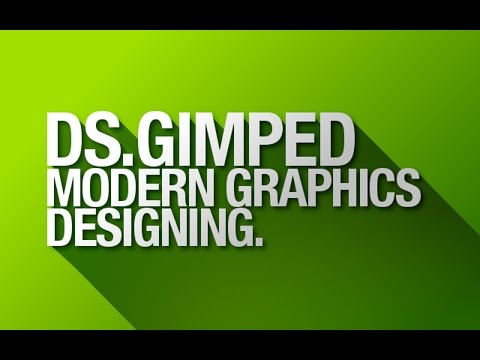 gimp | flat long shadows tutorial - no photoshop/illustrator