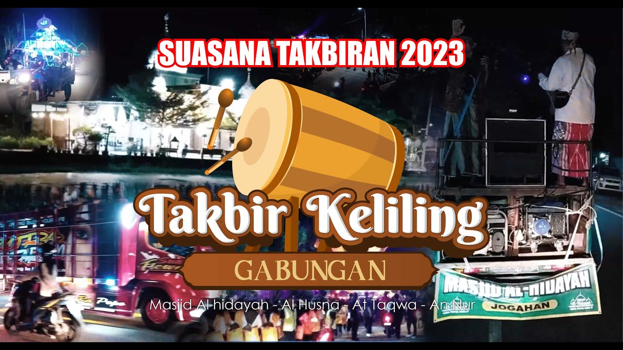 Takbir Gabungan Masjid Kulon Progo Selatan 2023